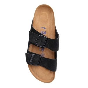 Black Arizona Suede Birkenstock